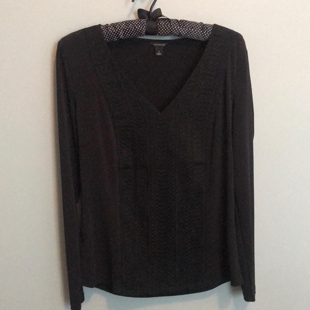 Ann Taylor black top Size Small